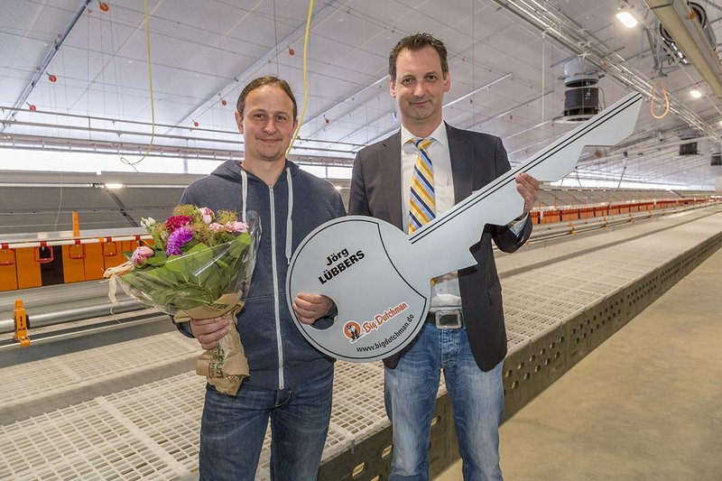 Поздравление компании Big Dutchman с открытием нового птичника