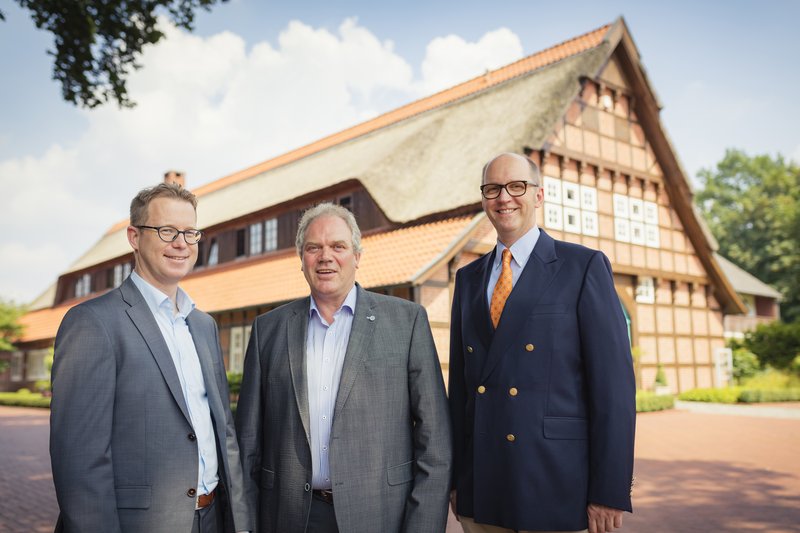 Lars Vornhusen, Siegbert Bullermann y Bernd Meerpohl 