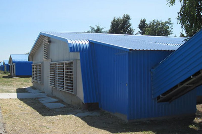 Poultry houses at Kruščić farm equipped with all necessary poultry equipment