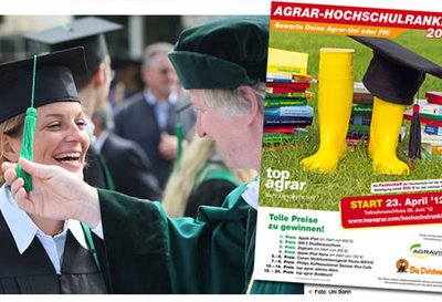 Die Fachzeitschrift top agrar veranstaltet das dritte bundesweite Agrar-Hochschulranking