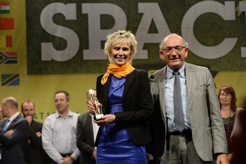 Marianne Seveno-Peeters mit Innovationspreis für den Bereich Schweinehaltung