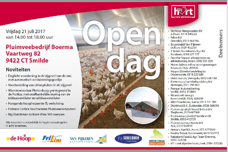 Uitnodiging Boerma - Flyer Einladung zum Tag der offenen Tür