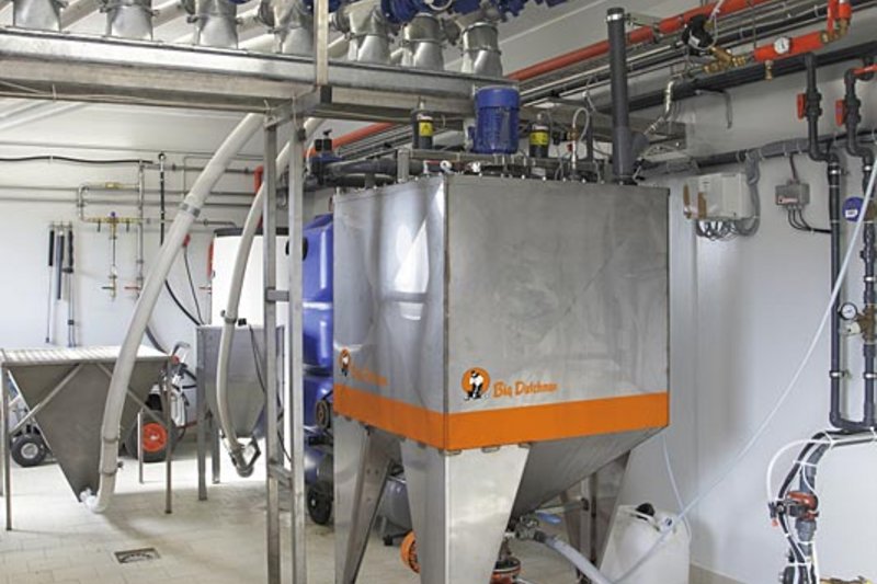 Кормокухня HydroAir: система с 1 баком, безост., сжат. воздух Кормокухня HydroAir: система с 1 баком, безост., сжат. воздух