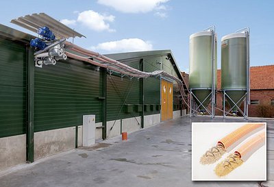 FlexVeyPUR: новая система транспортировки корма в птичники FlexVeyPUR: новая система транспортировки корма в птичники