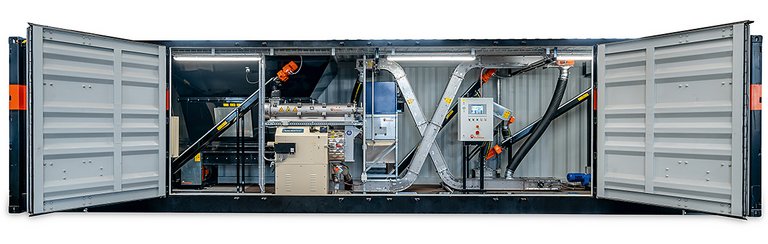 Контейнер с установкой