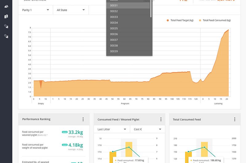 Narzędzie statystyczne BigFarmNet dla zarządzających stadem loch: umożliwia monitorowanie całego cyklu produkcyjnego
